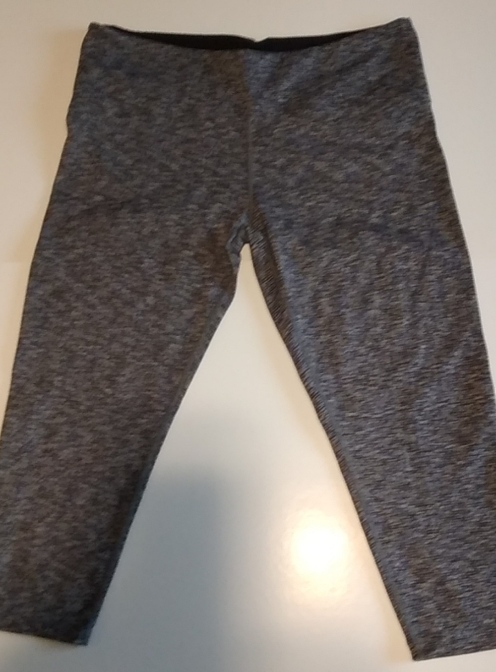 Tuff Athletics Blue / Grey Ladies  Capris . Size L